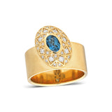 "Gema" Mosaic Cigar Band - Topaz