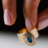 "Gema" Mosaic Cigar Band - Topaz