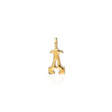 "Sanse" Small Letter Charm Pendant