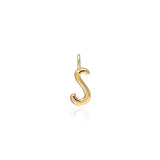 "Sanse" Small Letter Charm Pendant