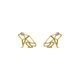 Mini “Keko” Coquí Stud Earring with Diamond Eye