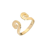 “Txirimiri” Closed Cuff Ring
