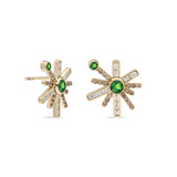 ¡Buenos Días! “Luz” Earring - Green Tsavorites