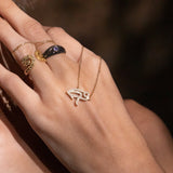 “Txirimiri” Citrine and Champagne Diamond Bling Ring - Limón