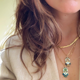 “Atabex” Enamel Pendant - Caribe