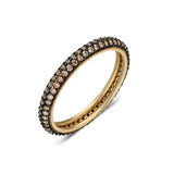 “Eterno” Pavé Ring - Cognac Diamonds