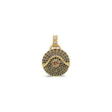 “Acu” Black and Champagne Diamond Pendant