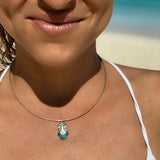 “Atabex” Enamel Pendant - Caribe