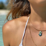 “Atabex” Enamel Pendant - Caribe