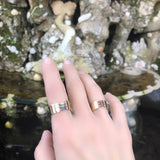 “Miri” Triple Tourmaline Baguette Cigar Band