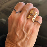 “Txirimiri” Wide Cuff Ring