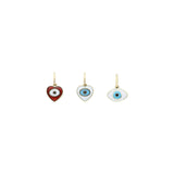 Mini Evil Eye Pendant - Enamel on 14K Gold