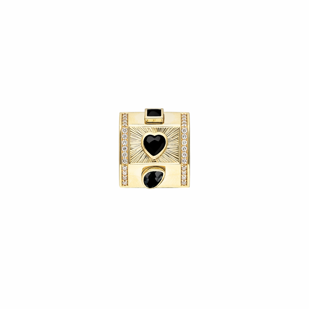 Yarí “Tesoro” Nugget Charm Pendant - Multi-Shaped Onyx