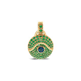 SAMPLE SALE “Acu” Emerald and Blue Topaz Pendant