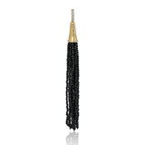 "Aguaviva" Tassel Pendant - Spinel and White Diamonds