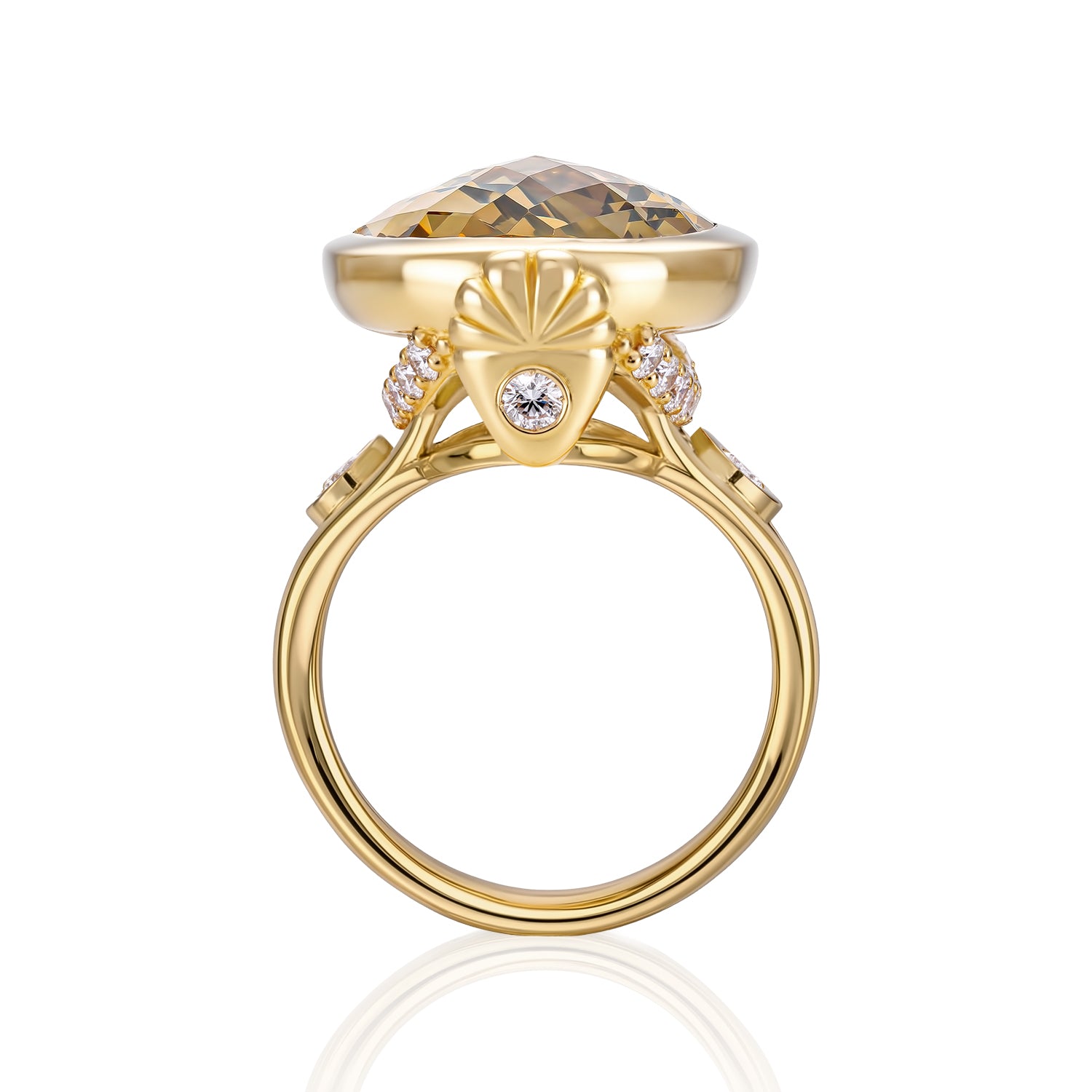 "Bahía" Cóctel Ring - Lemon Topaz