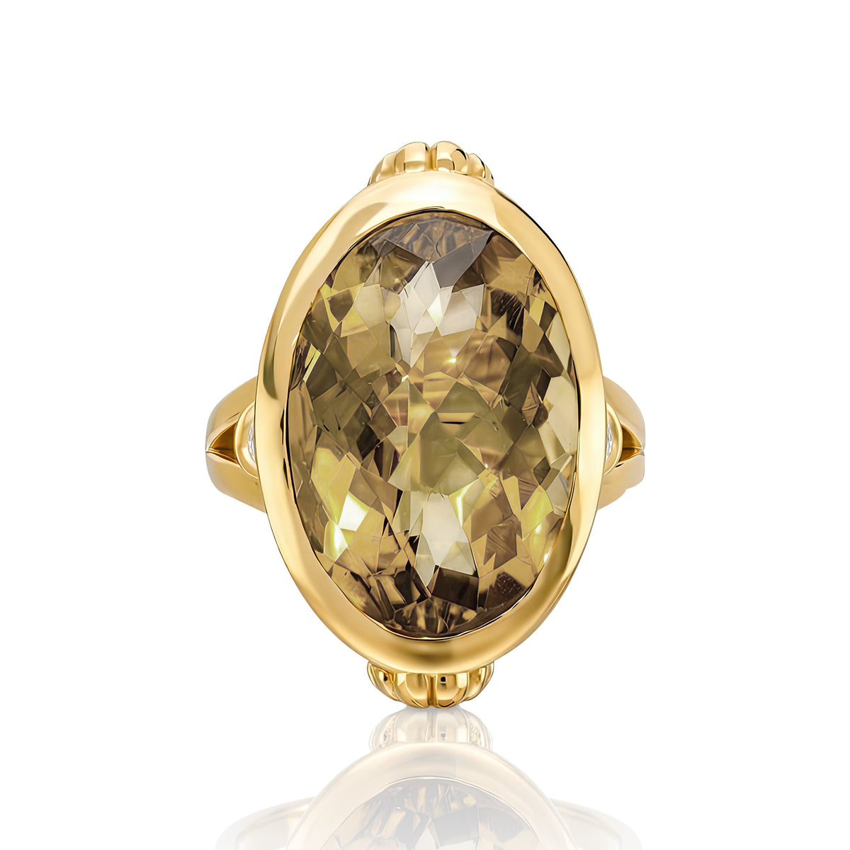 "Bahía" Cóctel Ring - Lemon Topaz