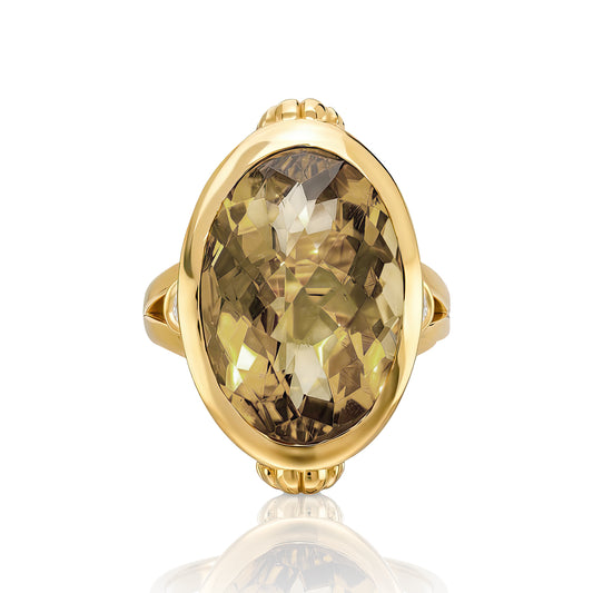 "Bahía" Cóctel Ring - Lemon Topaz