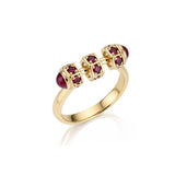 "Bosfor" Ring - Rubies