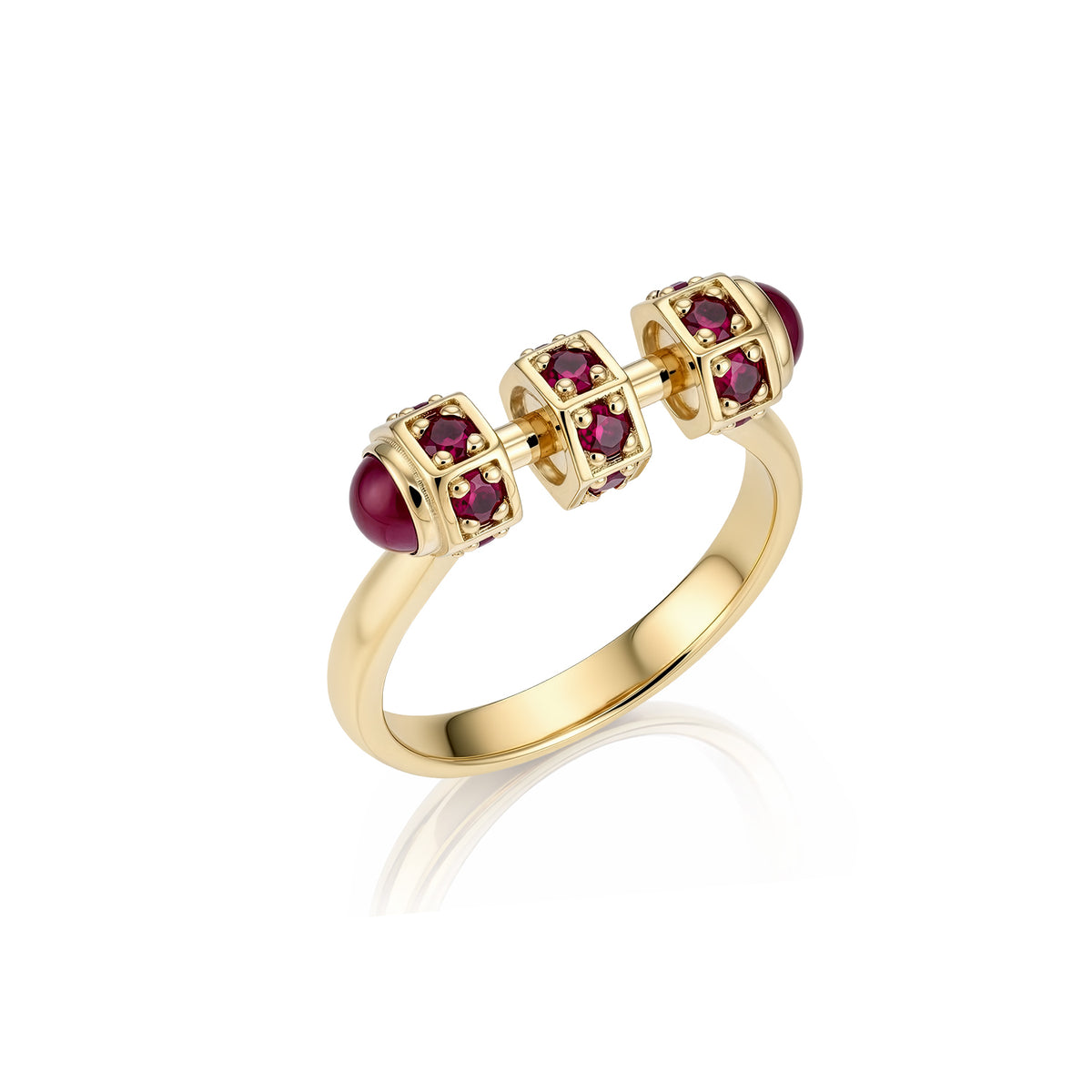 "Bosfor" Ring - Rubies