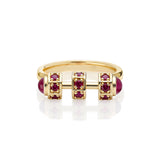"Bosfor" Ring - Rubies