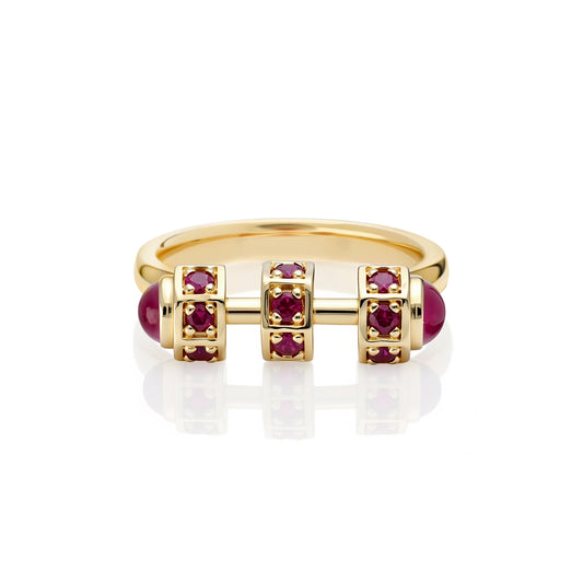 "Bosfor" Ring - Rubies