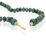"Bosfor" Rondelle Bead Strand - Light Emerald