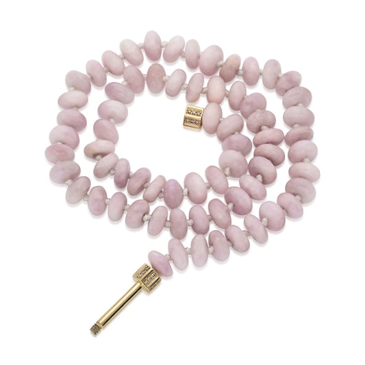 "Bosfor" Rondelle Bead Strand - Kunzite