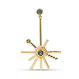 ¡Buenos Días! Long Earring - Tourmalines