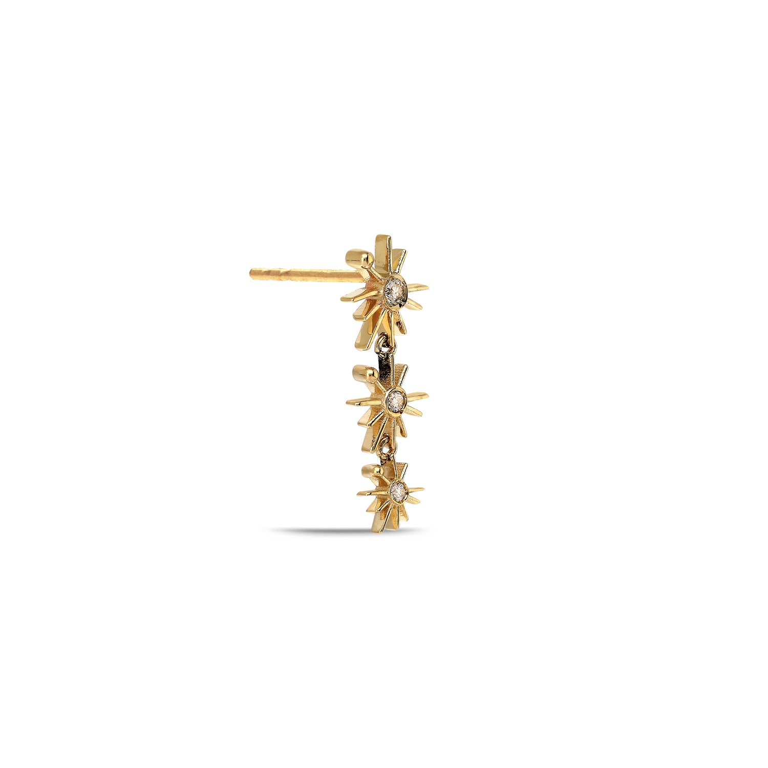 ¡Buenos Días! Mini Sun Triple Dangler - White Diamond