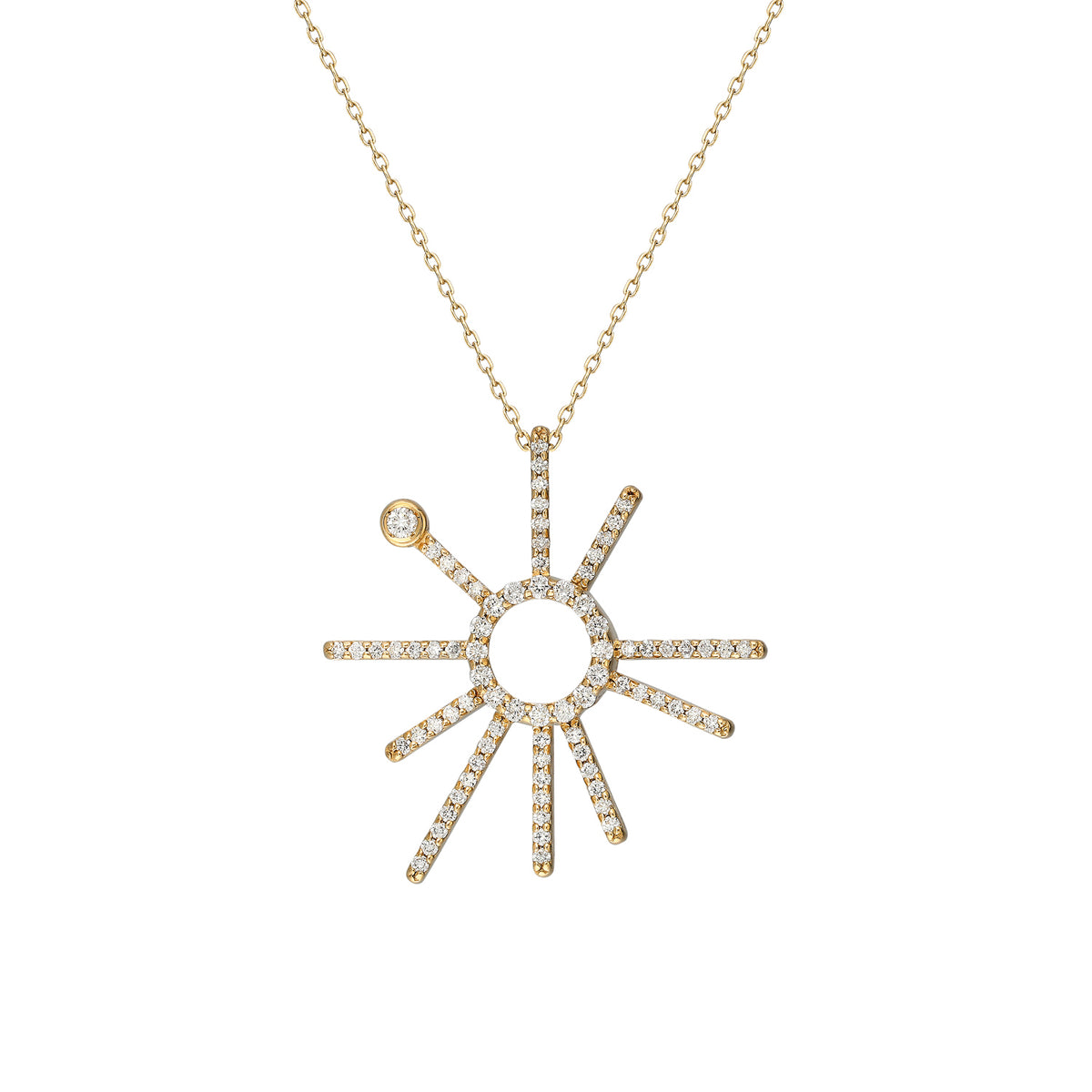 ¡Buenos Días! "Etérea" Pavé Diamond Necklace