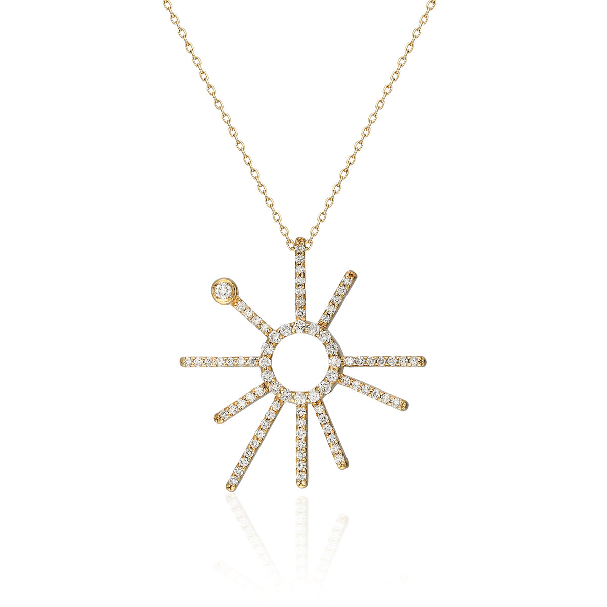 ¡Buenos Días! "Etérea" Pavé Diamond Necklace