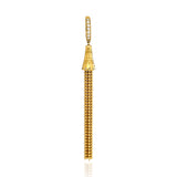 "Aguaviva" Gold Tassel Pendant - Small