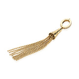 "Aguaviva" Gold Tassel Pendant - Small