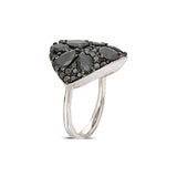 Coa "Blackout" Ring - Black Diamond, Spinel and Black Onyx Ring