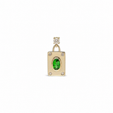 SAMPLE SALE Yarí "Oval" Single Earring - Tsavorite
