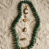 "Bosfor" Rondelle Bead Strand - Light Emerald