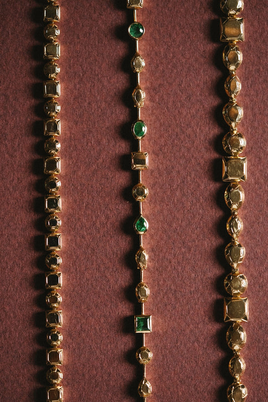 "Sempiterno" Mixed-Cuts Tennis Bracelet