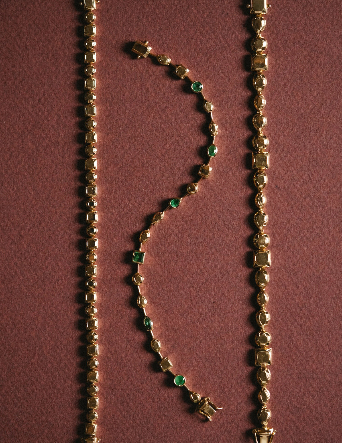 "Sempiterno" Emerald Tennis Bracelet