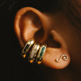 "Bomba" Princess-cut Ear Cuff