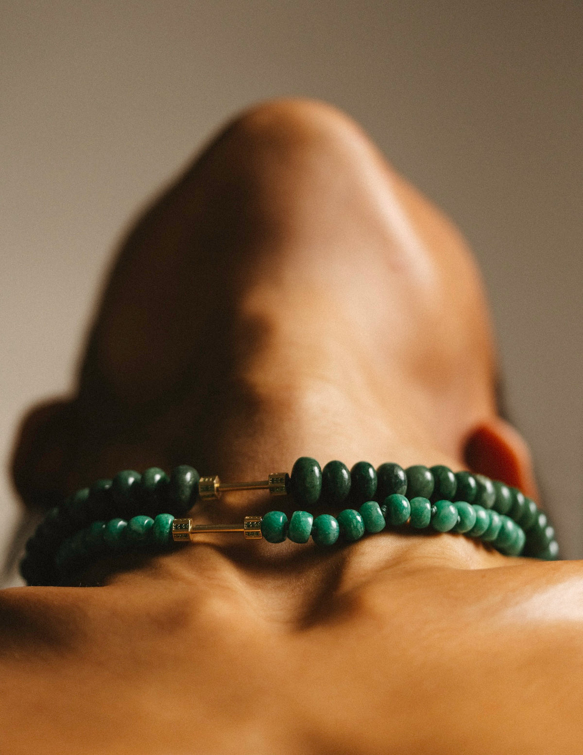 "Bosfor" Spherical Bead Strand - Amazonite