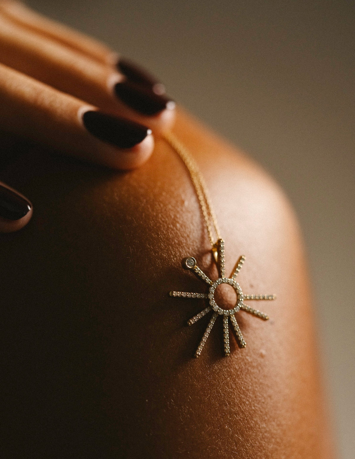 ¡Buenos Días! "Etérea" Pavé Diamond Necklace