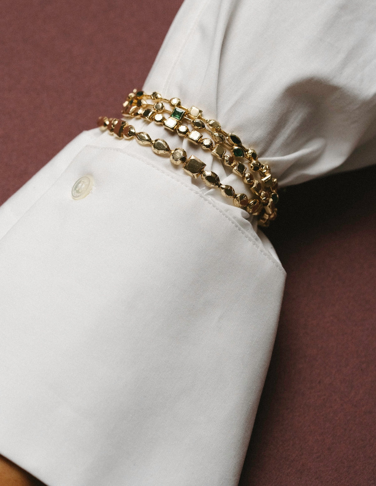 "Sempiterno" Emerald Tennis Bracelet
