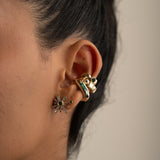 "Sempiterno" Stoned Ear Cuff - Green Tourmaline