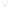 Micro "Bosfor" Chain Necklace - White Diamonds