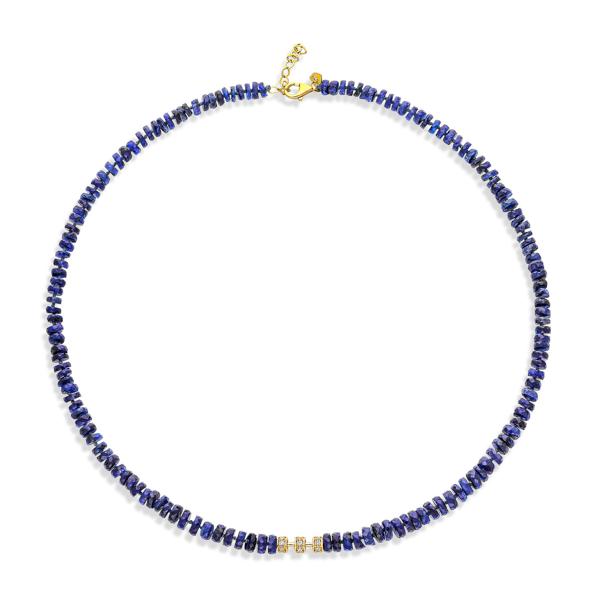 Mini "Bosfor" Natural Sapphire Strand