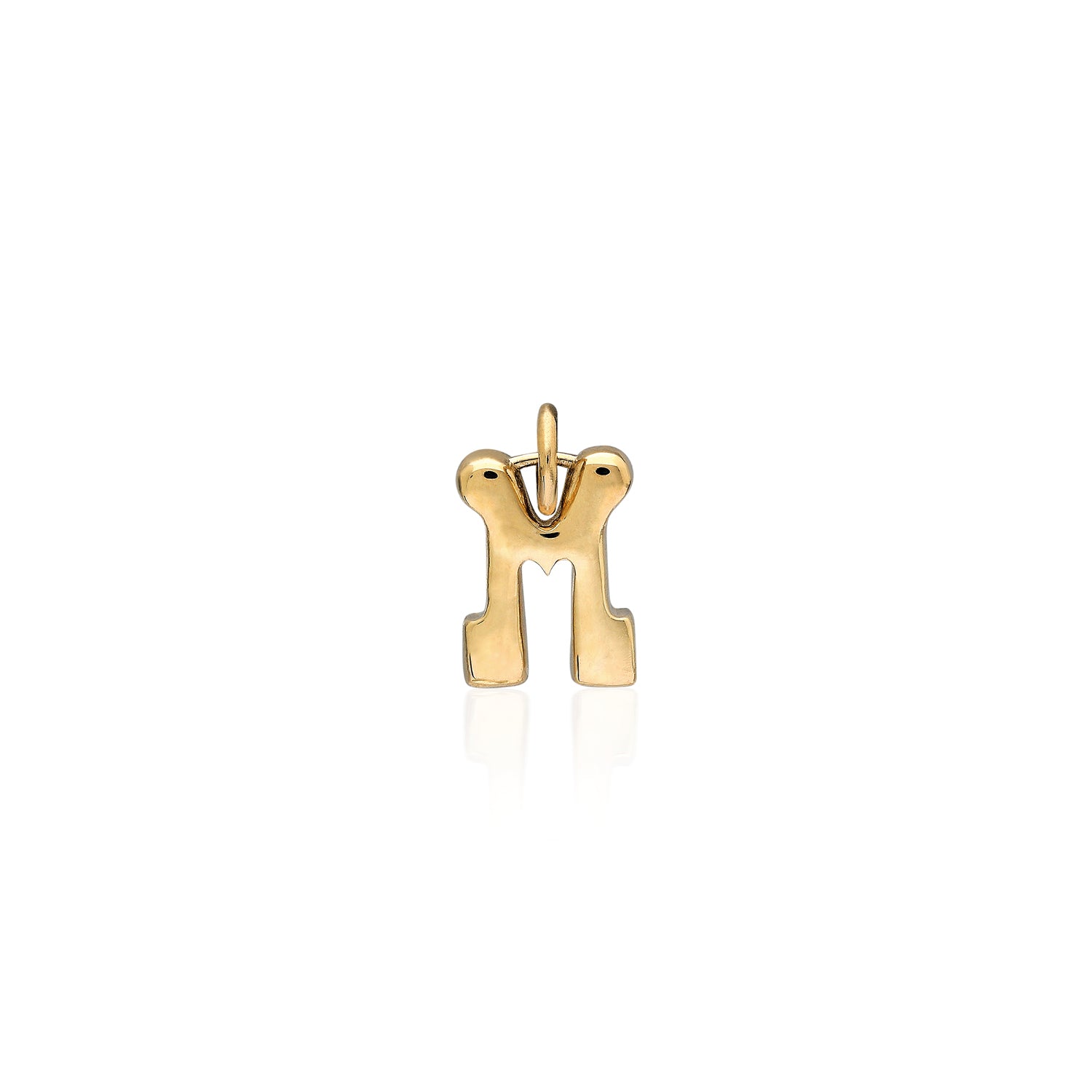 "Sanse" Small Letter Charm Pendant