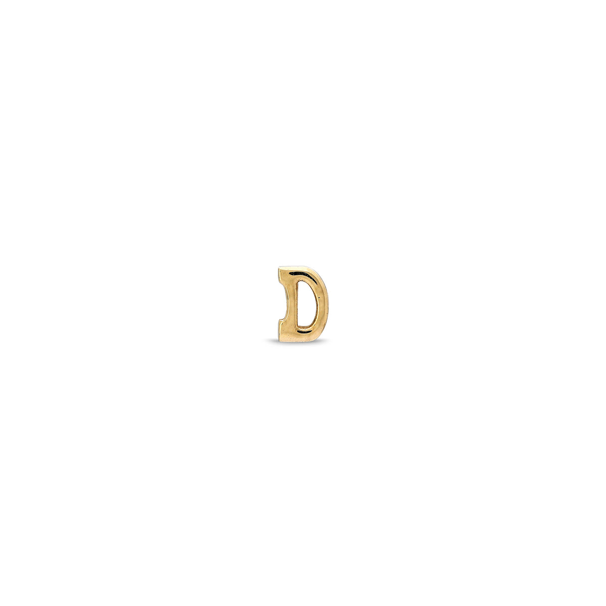 "Sanse" Micro Letter Stud Earring