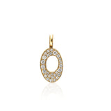 "Sanse" Pavé Diamond Letter Charm