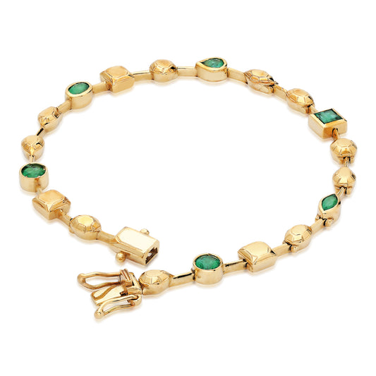 "Sempiterno" Emerald Tennis Bracelet
